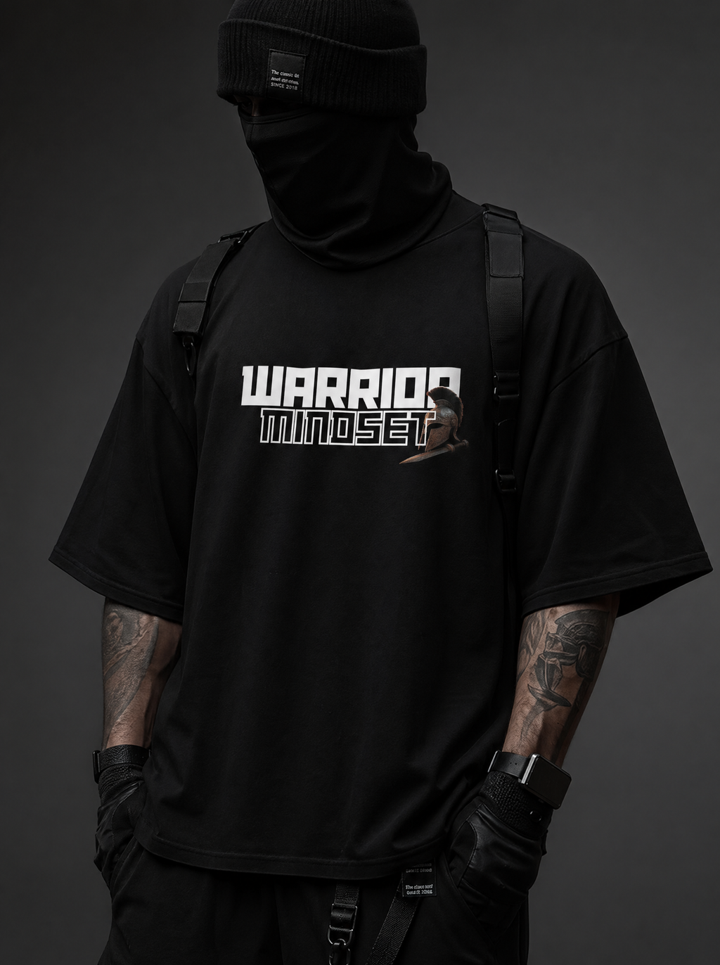 Warrior Graphic Oversized T-Shirt