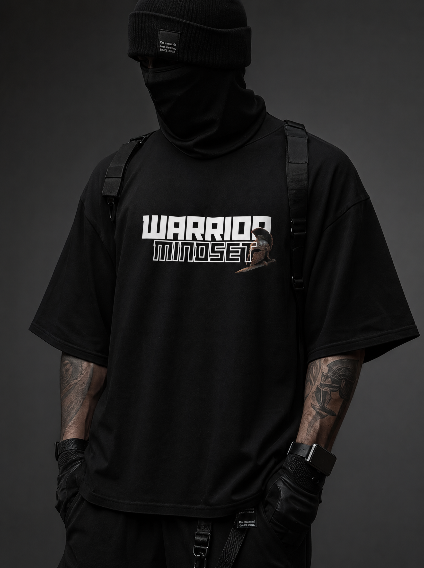 Warrior Graphic Oversized T-Shirt