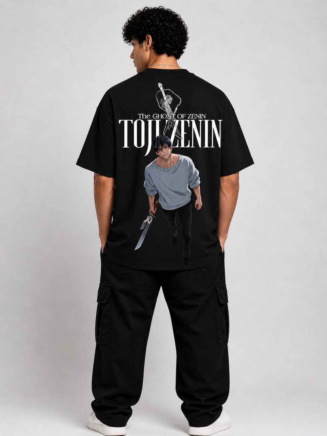 Toji Fushiguro Anime Oversized T-Shirt