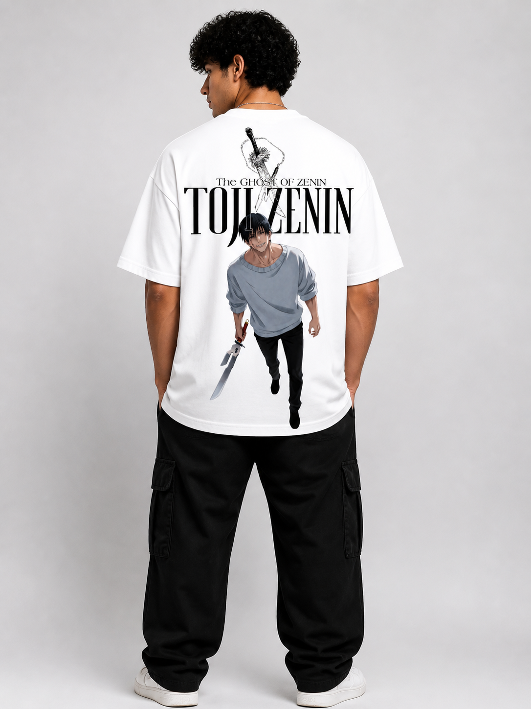 Toji Fushiguro Anime Oversized T-Shirt